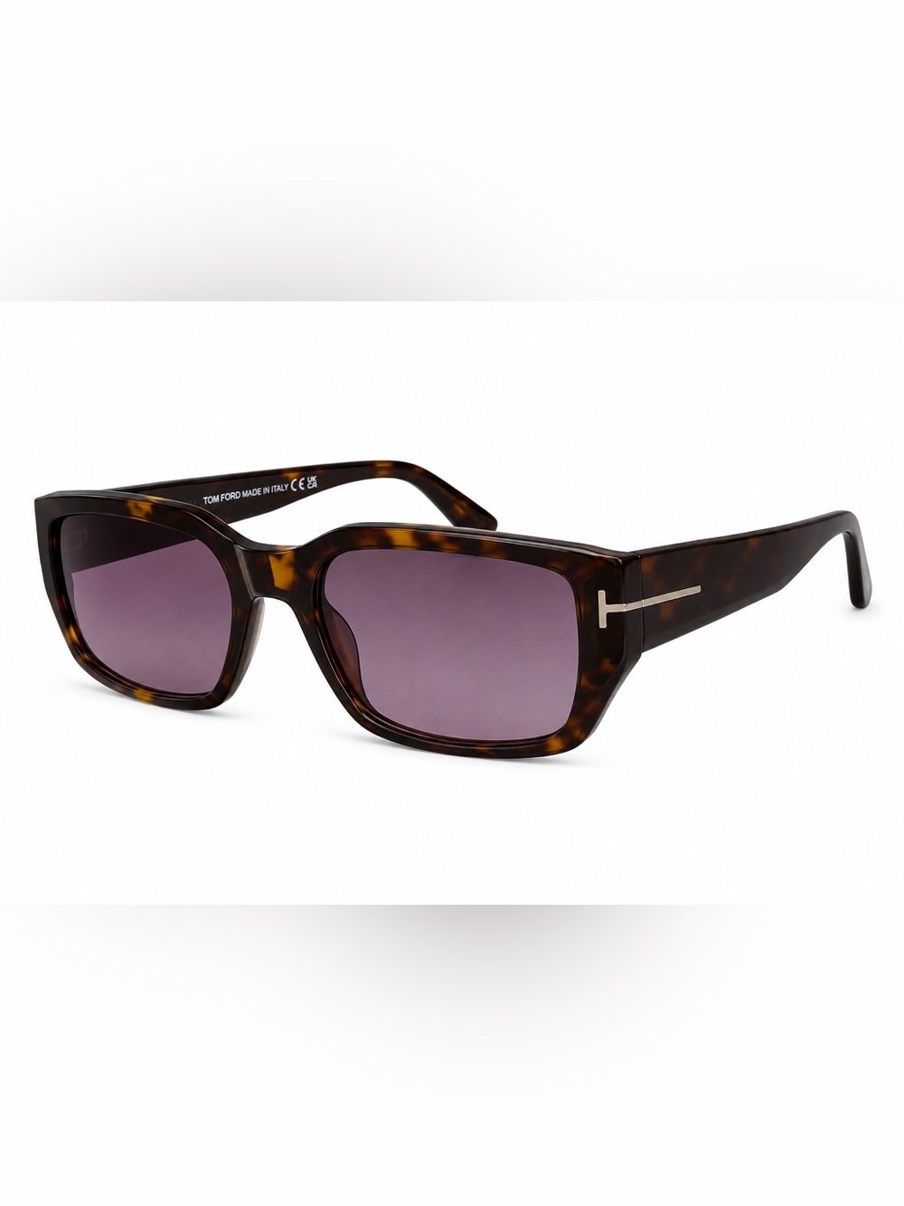 Tom Ford Silvano-02 TF989 52Y Havana Square Sunglasses 56mm - Picture 3 of 16